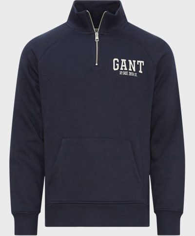 Gant Sweatshirts ARCH HALF-ZIP 2006072 Blå